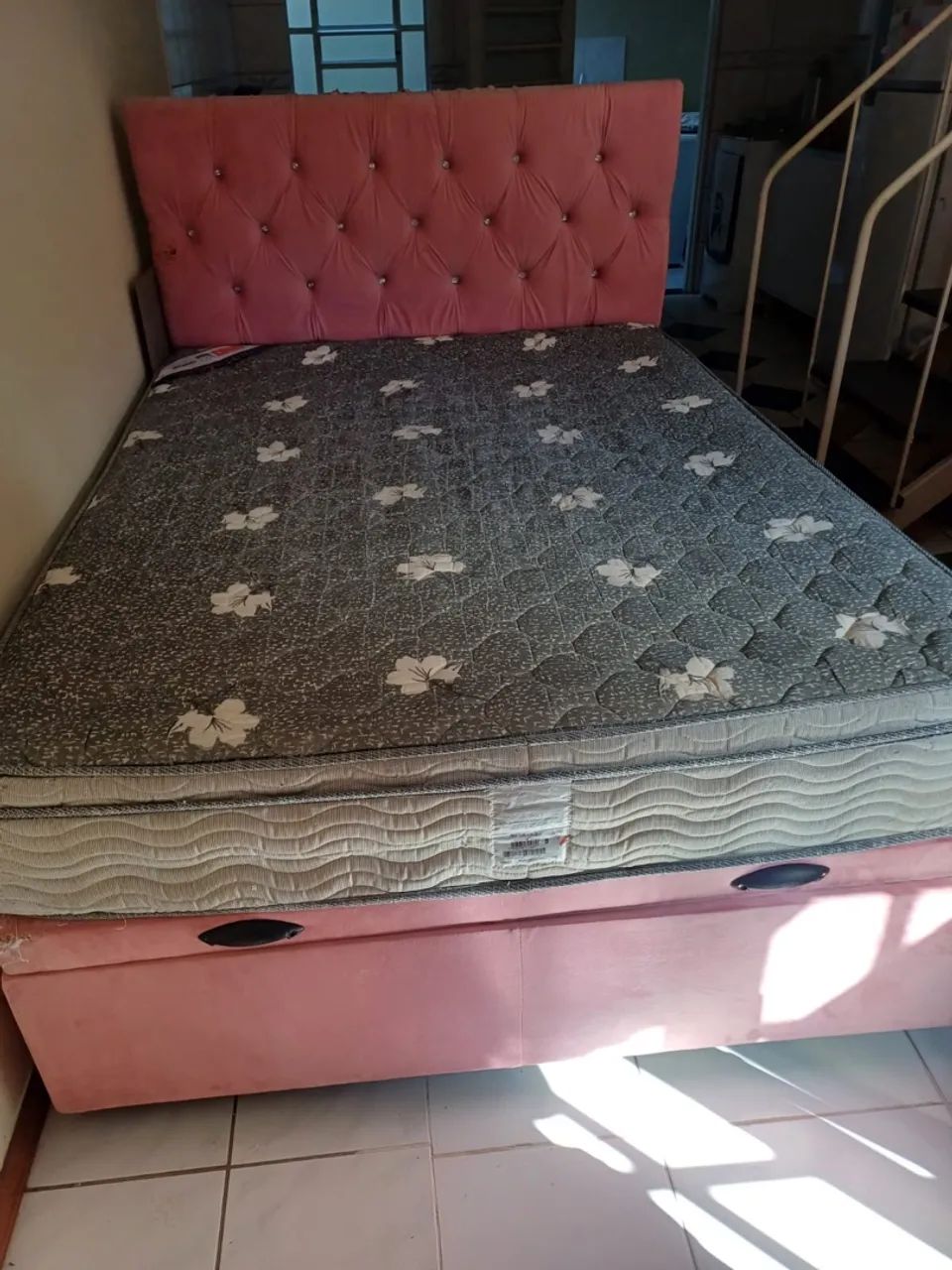 Cama Box Casal com Cabeceira - Foto 2