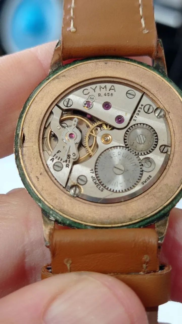 Relógio Vintage Cyma Antigo