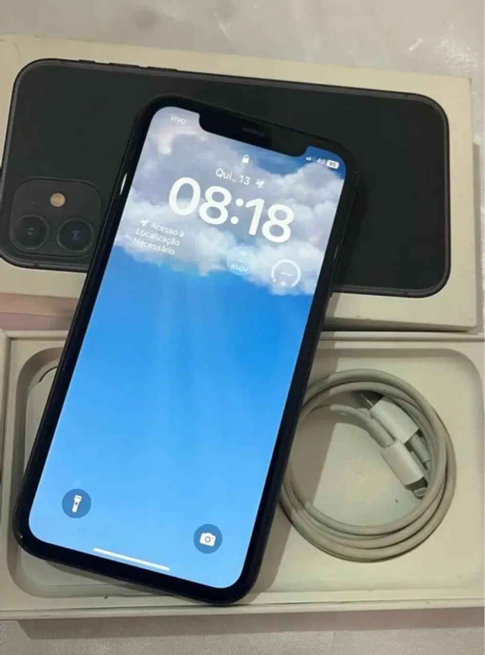 IPHON 11 64GB BLACK PERFEITO 