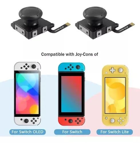Kit 2 analógicos original para controle nintendo switch (novos) - Foto 4