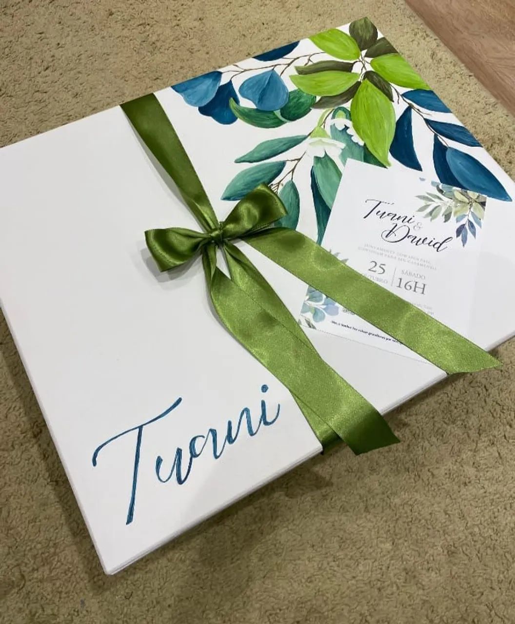 Caixa personalizada para vestido de noiva - Foto 4