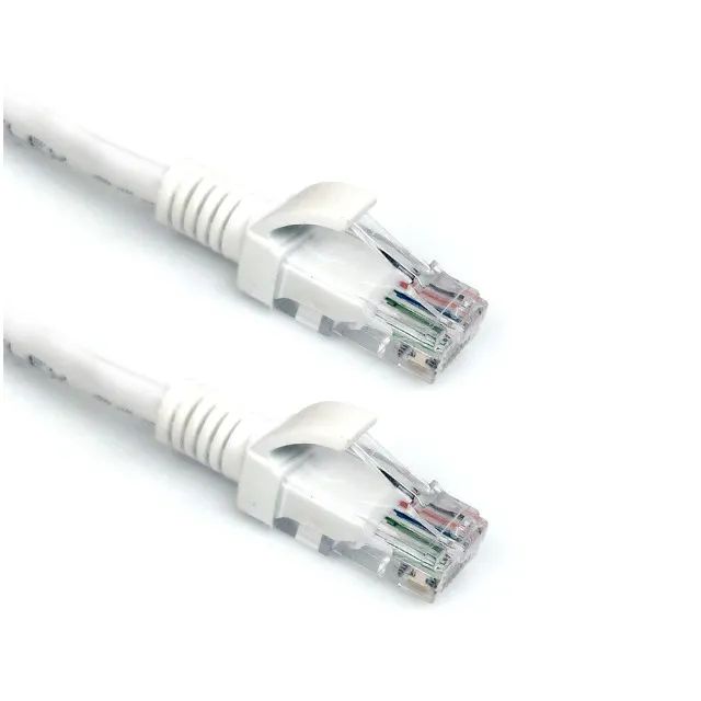 Cabo de Rede RJ-45 2.5M CAT6 PlusCable PC-ETH6U25WH Branco Patch Cord - WZetta - Foto 3