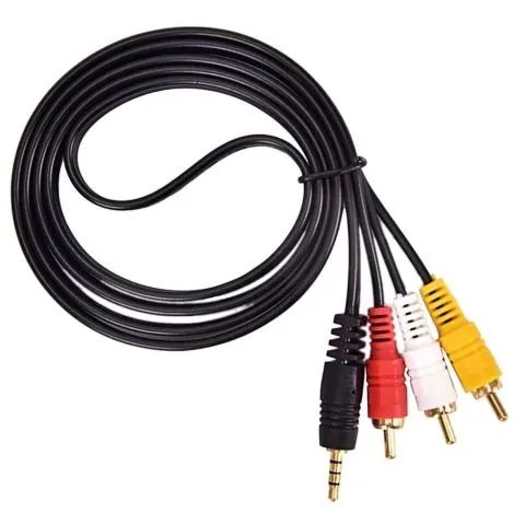 Cabo P3 x RCA (AV) 1.5 Metros - B-Max
