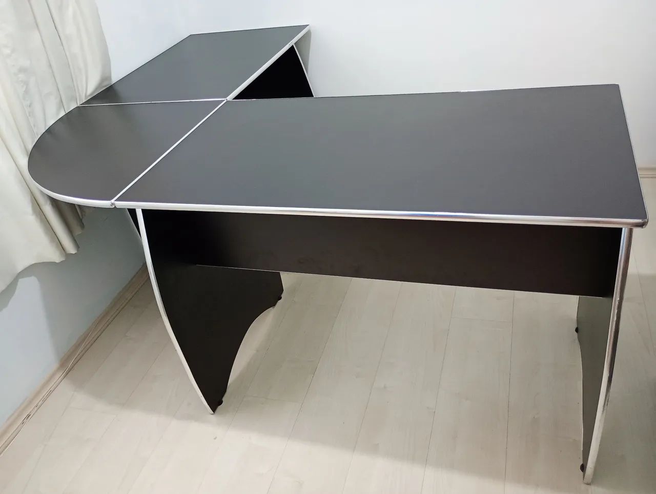 COMBO Mesa de escritório em L + Armário de Escritório  - Foto 2