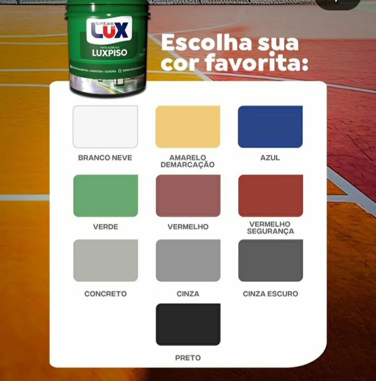 Tinta LUX piso Premium balde 3 litros - Foto 3