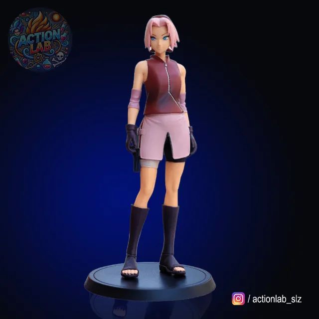 Action Figure Sakura Haruno 28 cm - Naruto - Colecionável  - Foto 2