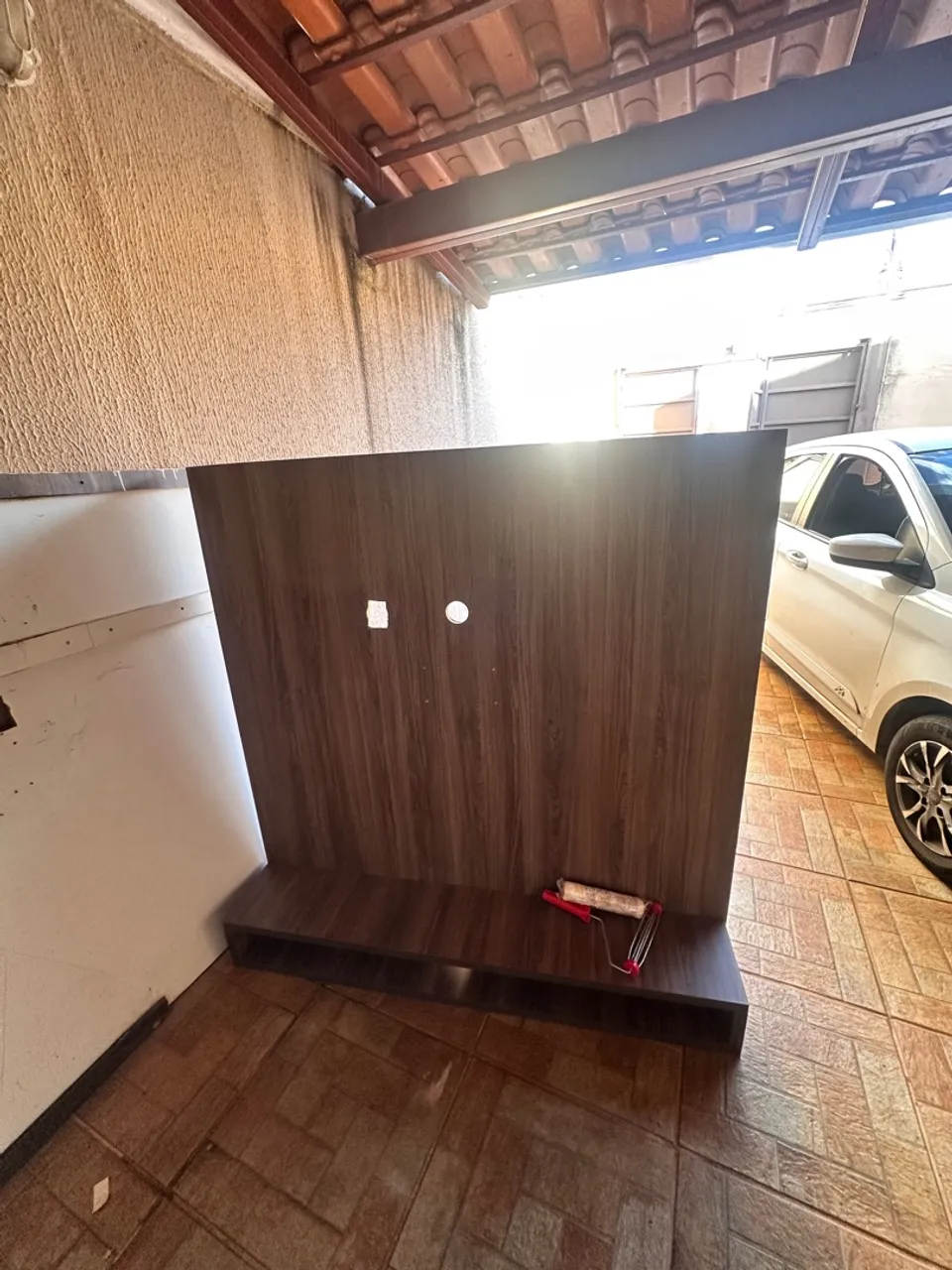 Painel para TV em madeira