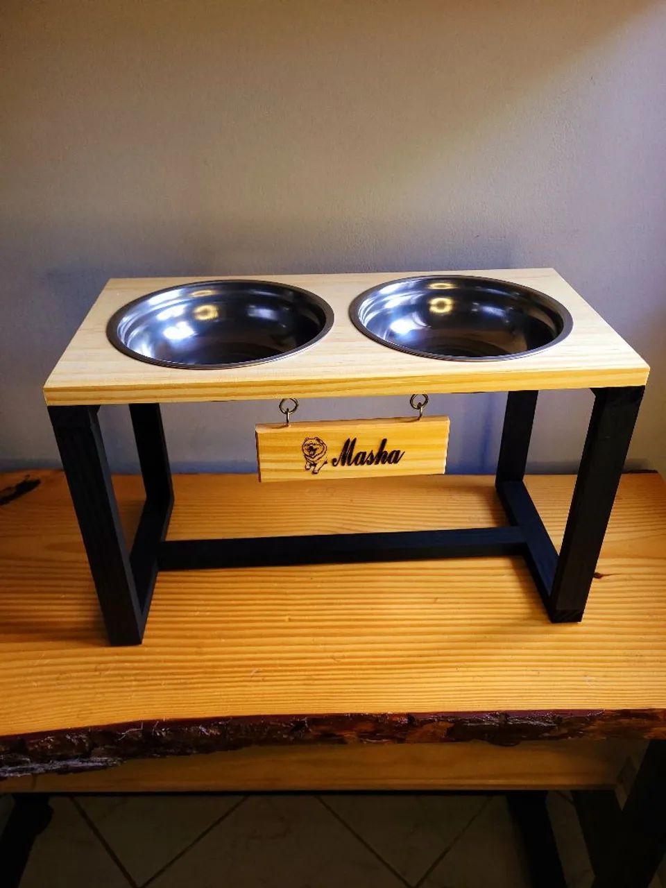 Comedouro Duplo Personalizado (M) - Foto 3