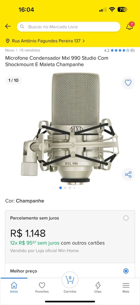 Microfone Profissional 