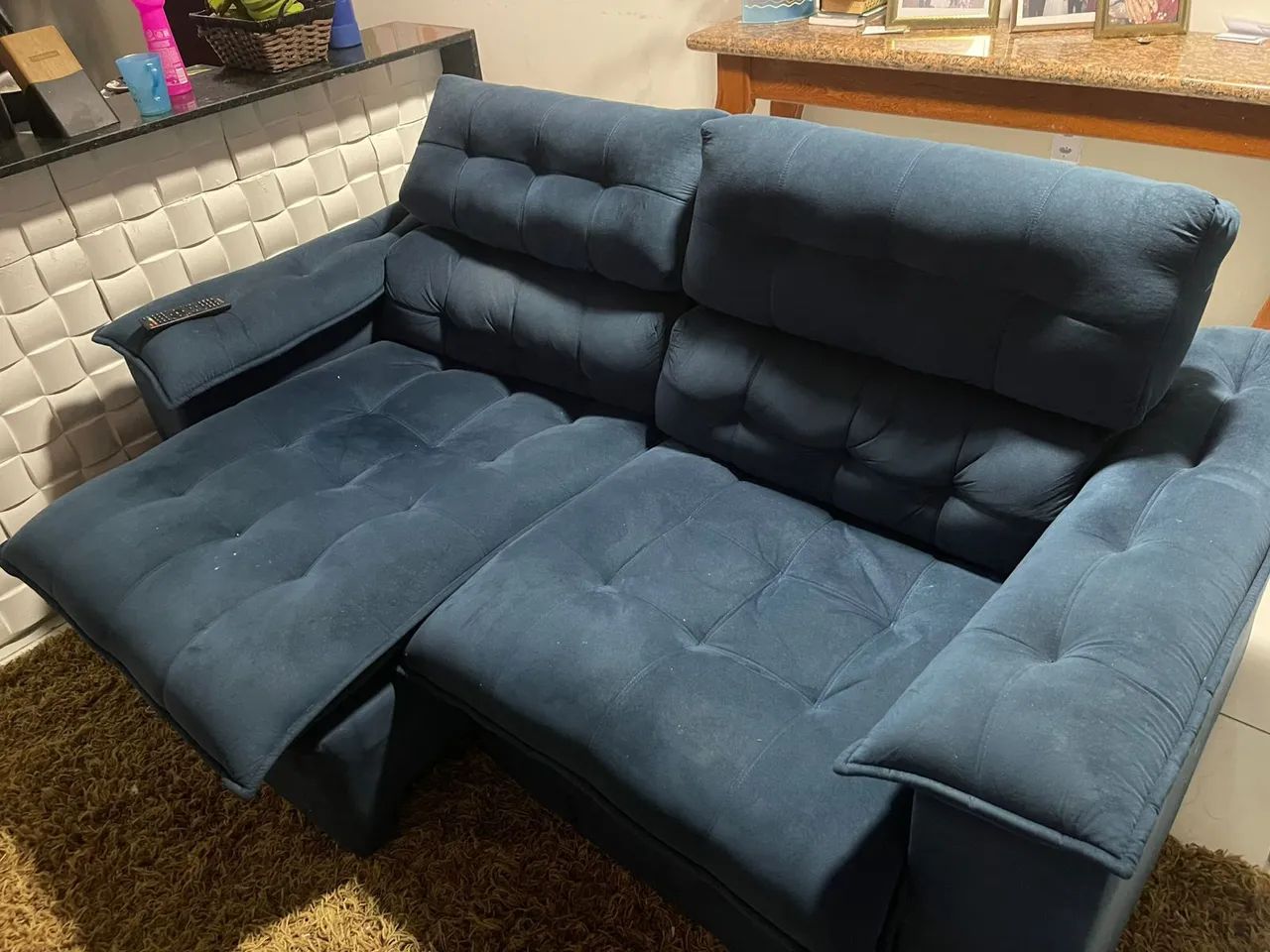 Sofa retratil e reclinavel + poltrona 