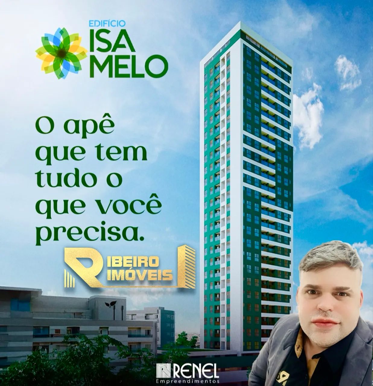 Apartamento na Ilha do Retiro | 3 quartos | 2 vagas.