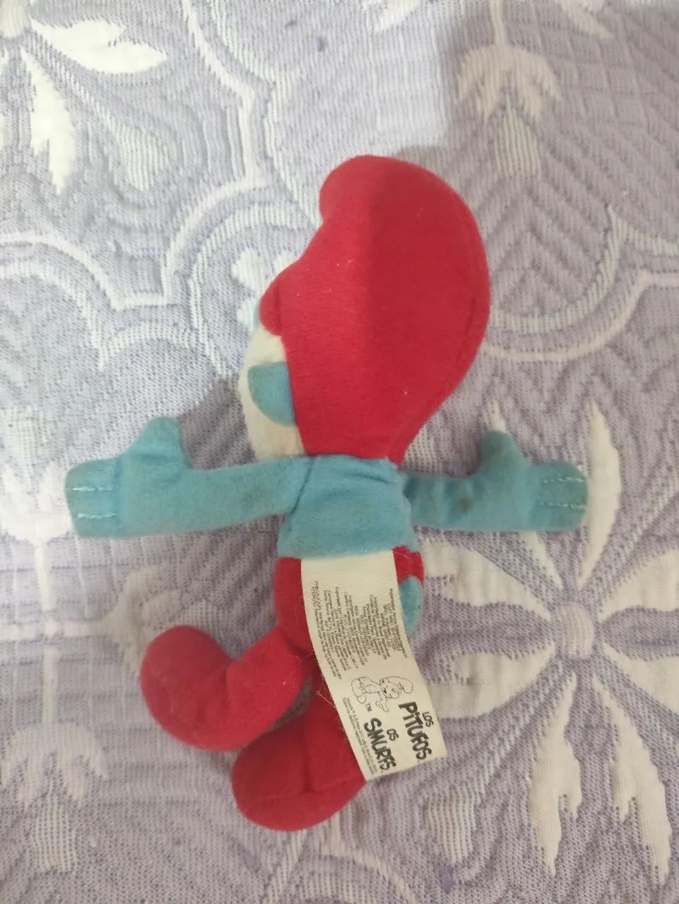 Kit pelúcias antigas os Smurfs agarradinho mcdonalds - Foto 3