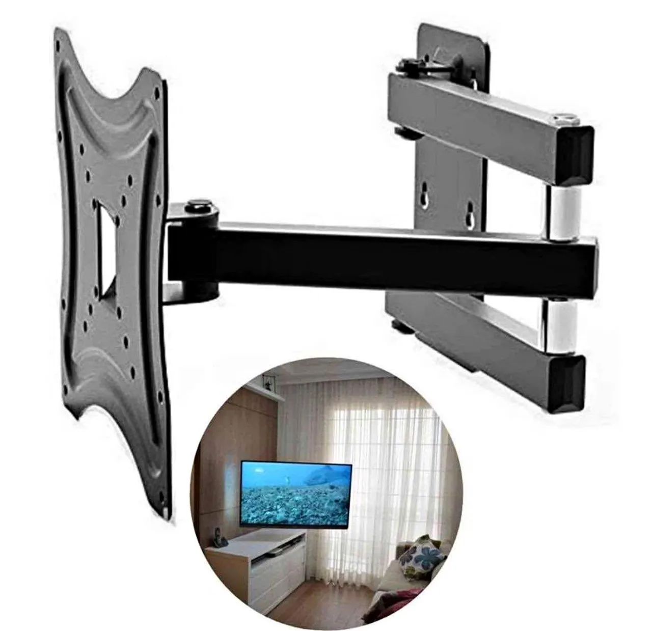 Suporte de Parede para TV - Articulado -  Prático e Resistente