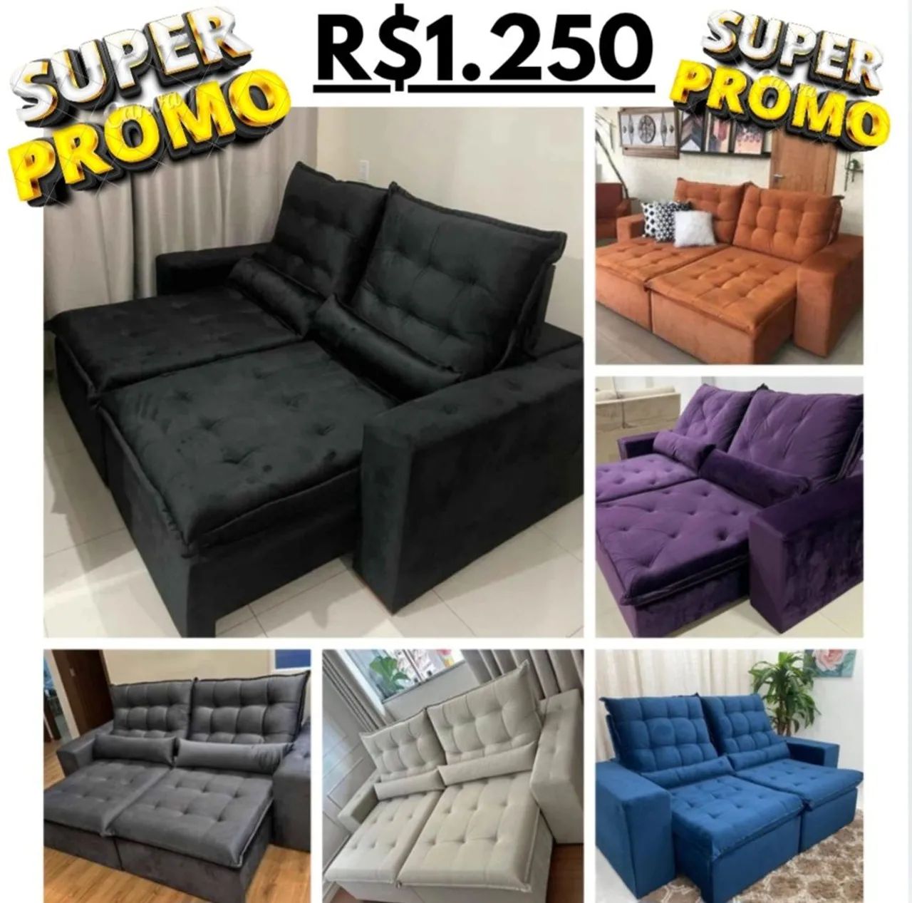 Sofá Retrátil- Super Promoção!