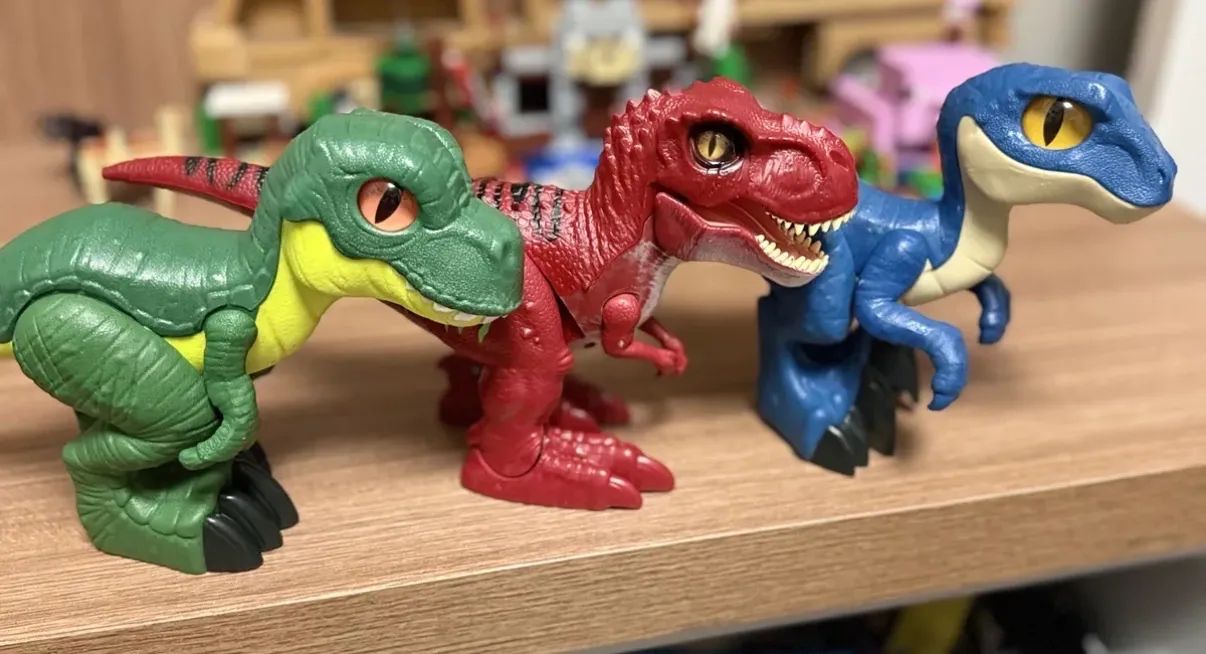3 Dinossauros Imaginex  - Foto 3