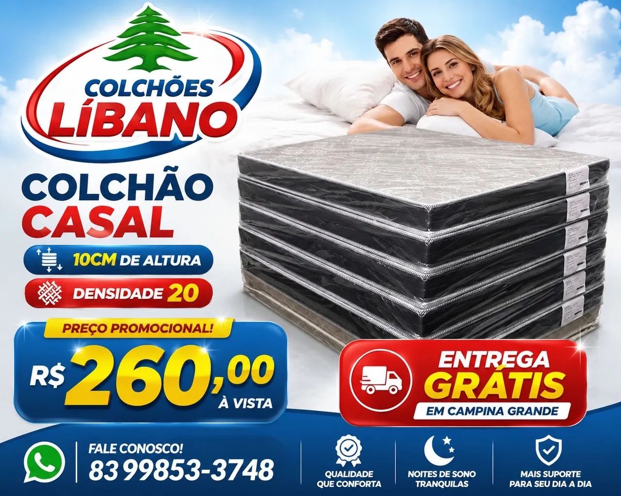 Colchões casal e solteirão, pronta entrega ?  - Foto 2
