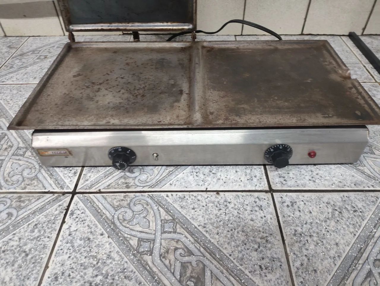 Estufa mais chapa dupla com prensa - Foto 4
