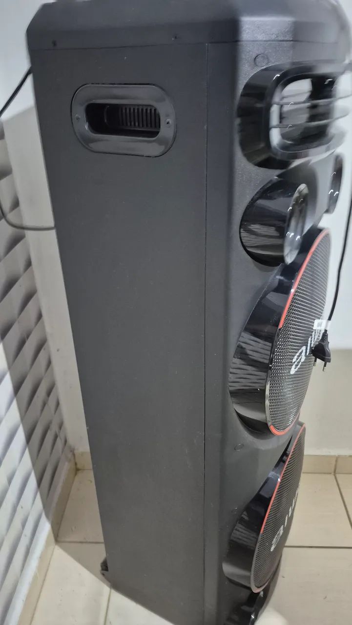 Caixa de som torre Aiwa,02 Bluetooth 2300 RMS amplificada - Foto 3