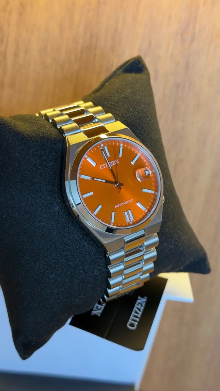 CITIZEN TSUYOSA AUTOMÁTICO LARANJA - Foto 3