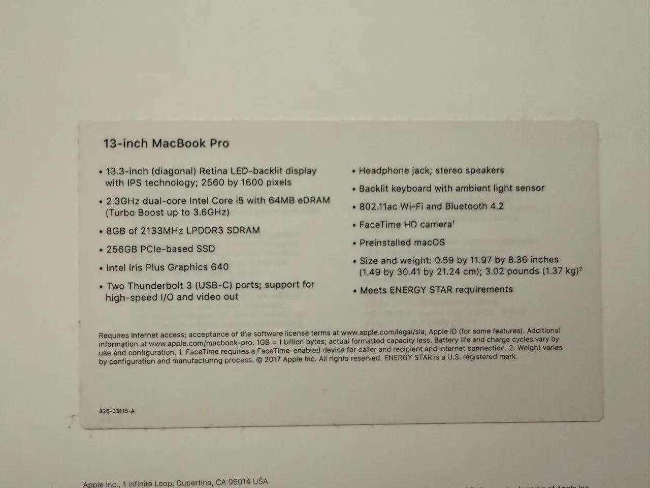 MacBook Pro 13 pol 256GB - Foto 5