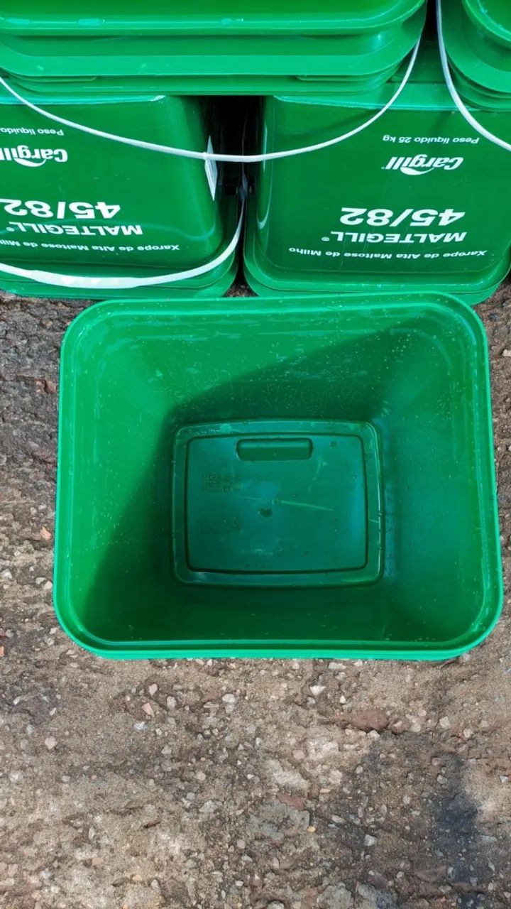 Balde 18 Litros com Tampa e Alça - Resistente e Versátil! - Foto 4