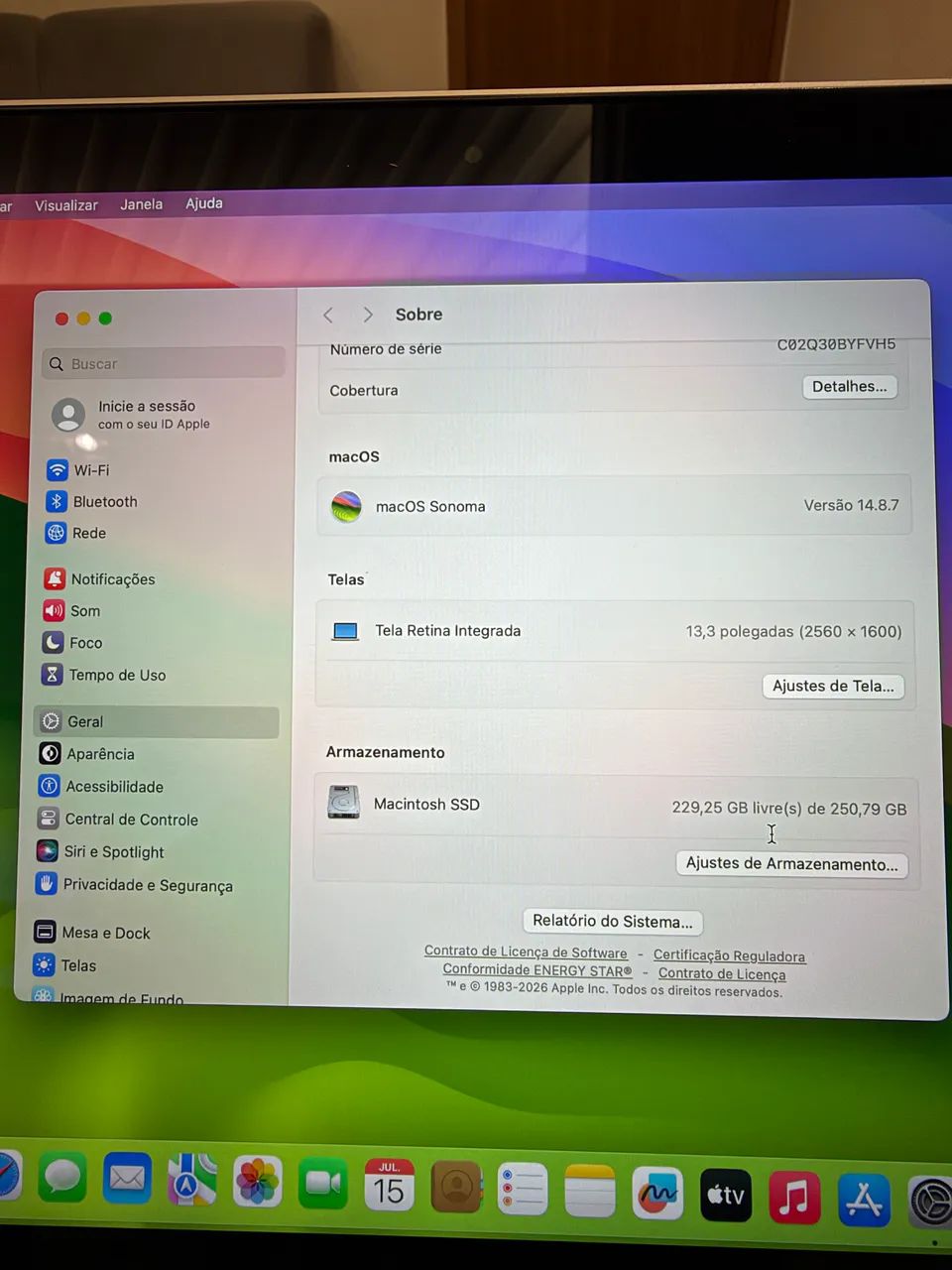 MacBook Pro 2015 | 8gb | 250 SSD - Foto 4