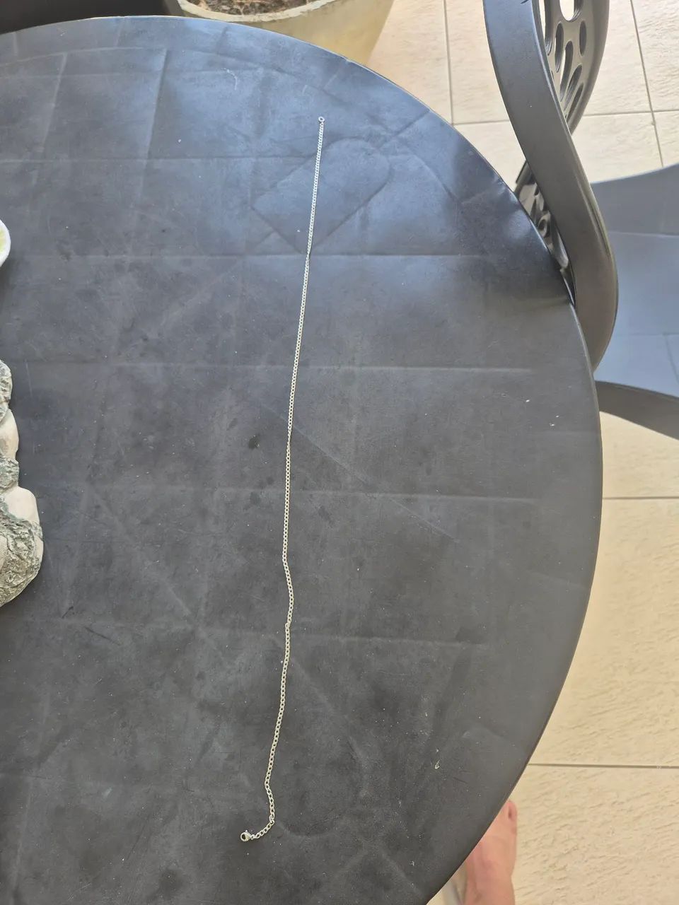 Corrente de prata 60 cm Marca : ACIUM