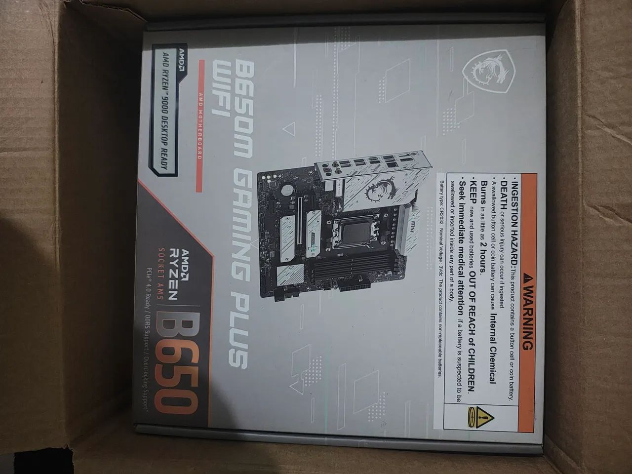 B650m gaming plus wifi nova nunca usada - Foto 2