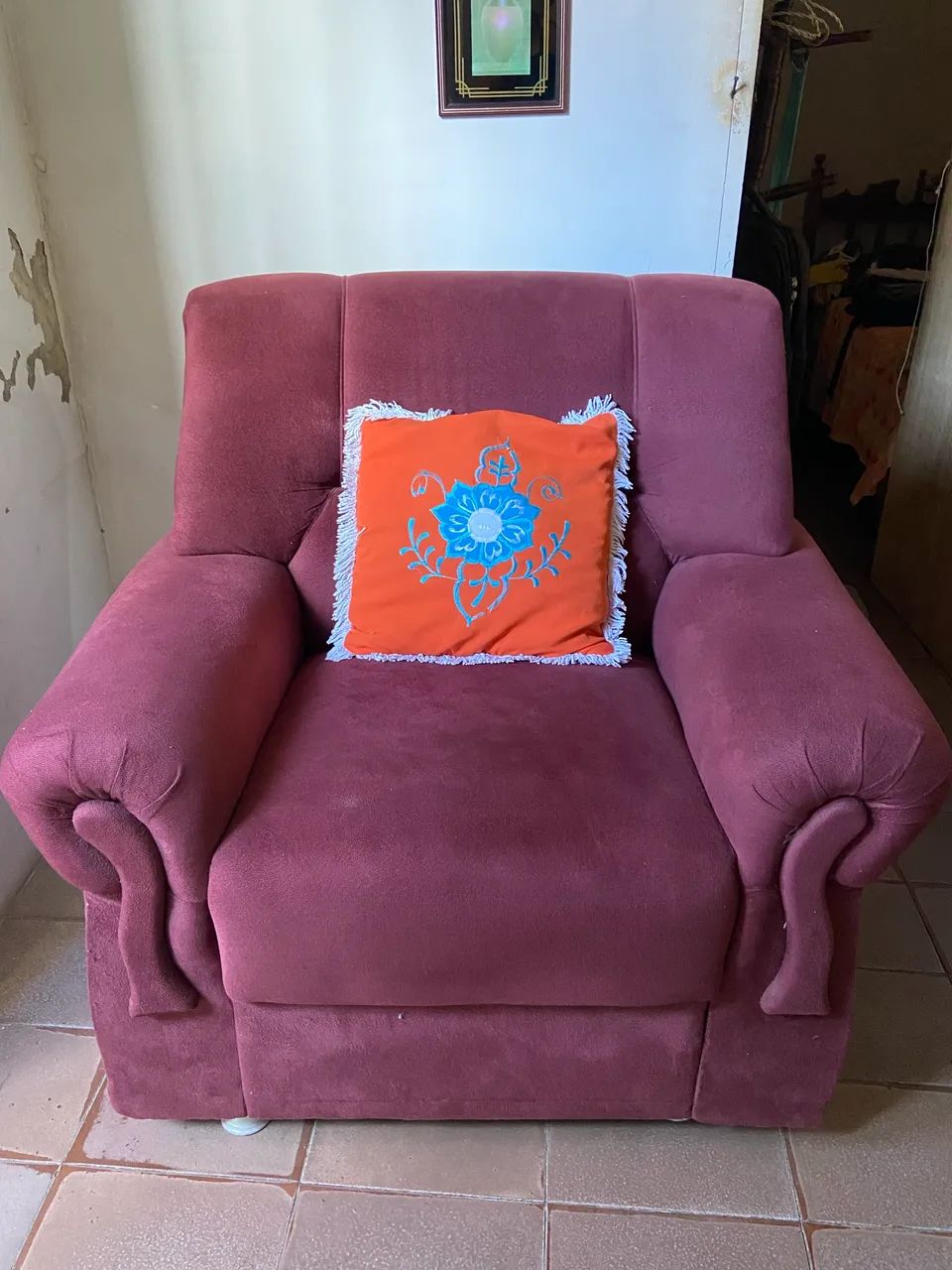 Conjunto de sofá 3 lugares e 2 poltronas  - Foto 4