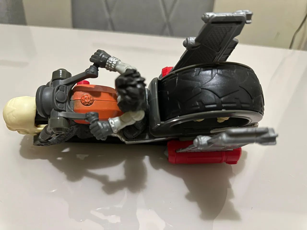 Lobo com motocicleta e seu cachorro dawg - imaginext  - Foto 2