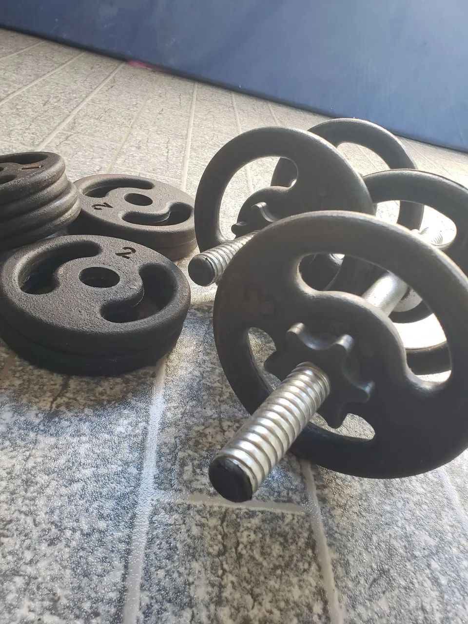 Kit anilhas 24Kg - Foto 3