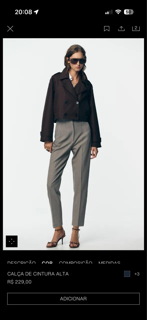 Calça social Zara P