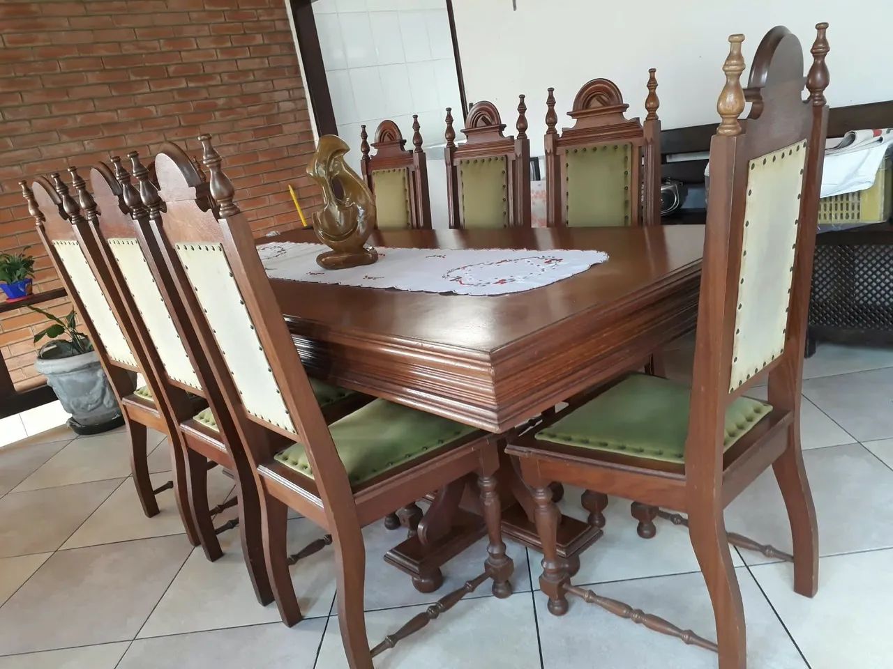 Mesa antiga de madeira cerejeira!! - Foto 4