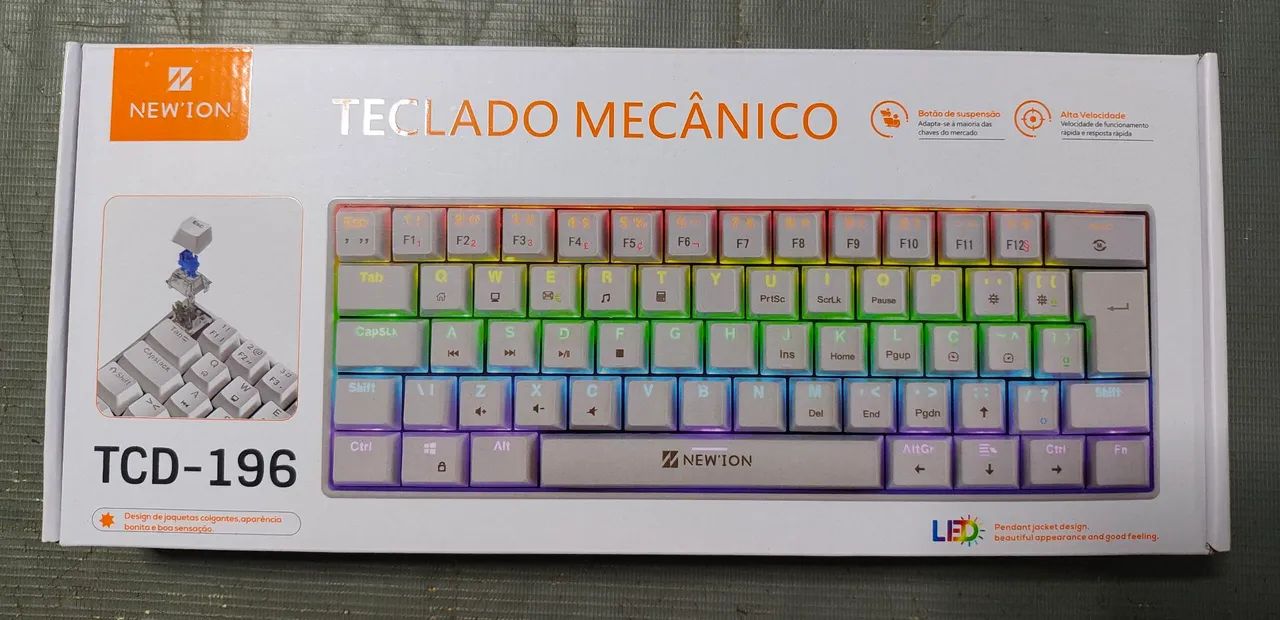 Teclado Mecânico 60%