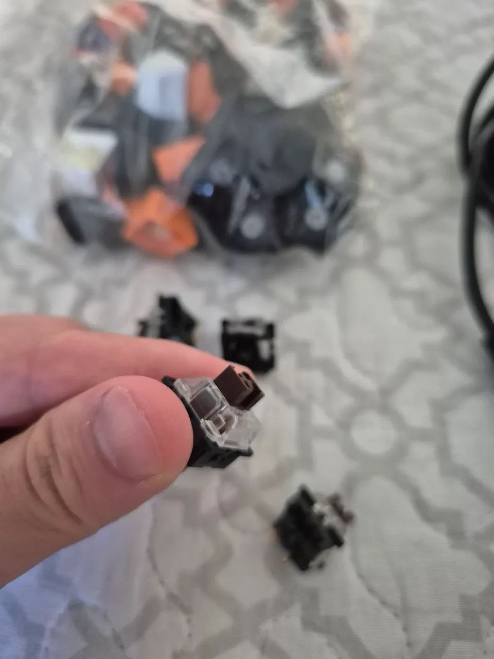 Teclado Redragon Kumara switch brown com keycaps de brinde - Foto 3
