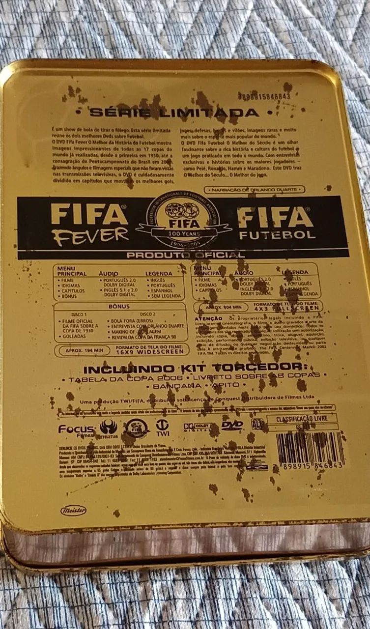 Caixa comemorativa Fifa 100 anos  - Foto 4