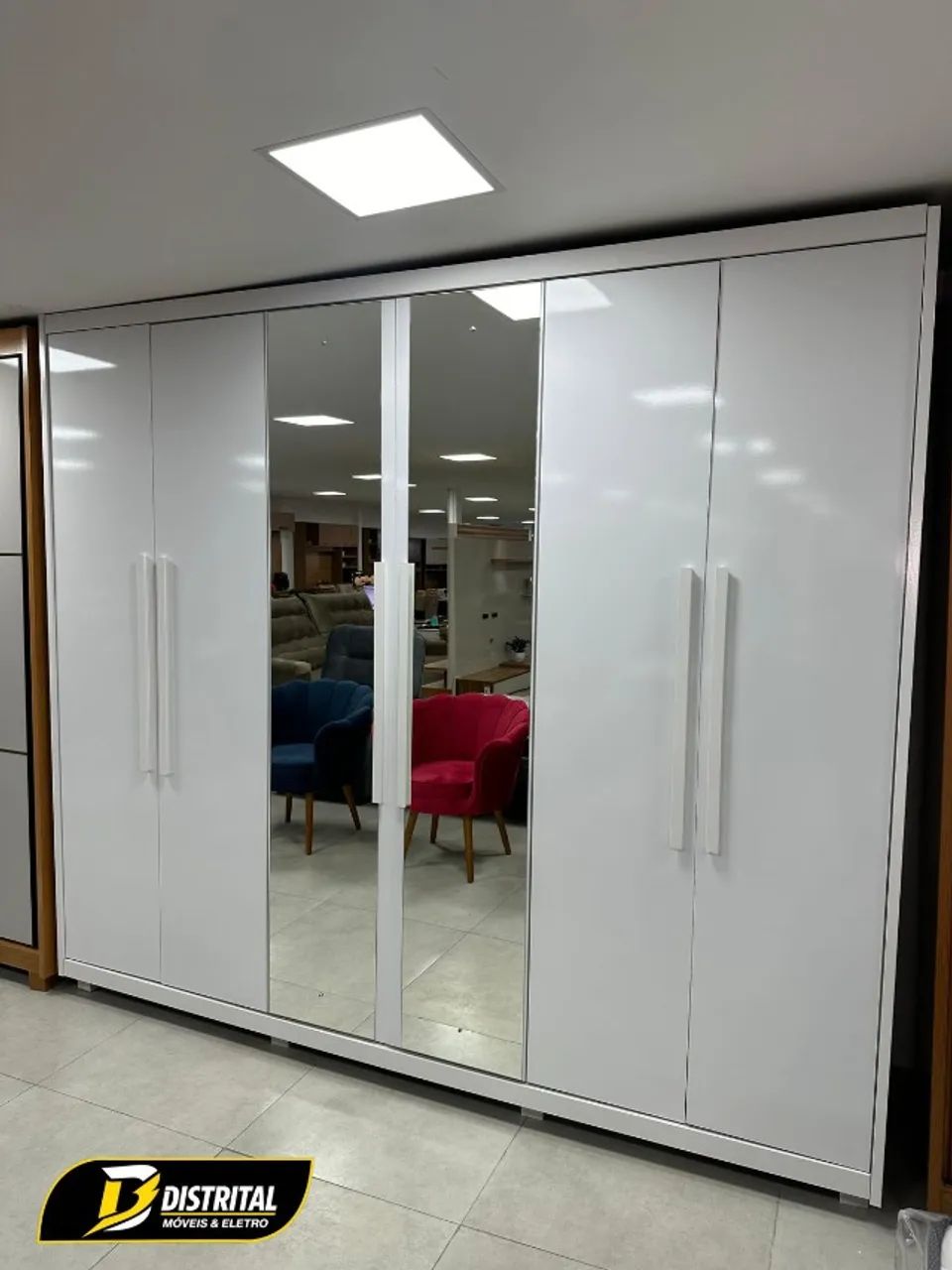Guarda Roupa 6 Porta 100%MDF Pronta Entrega 