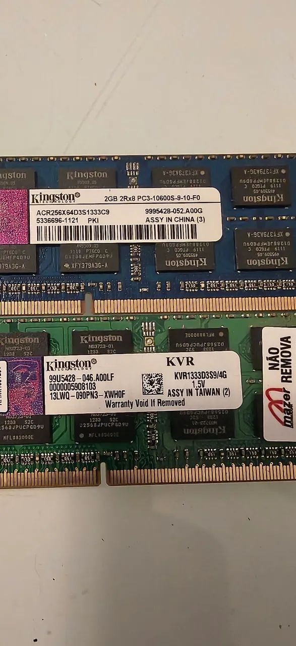 Memórias DDR 3 1.333 2G e 4G - Foto 2