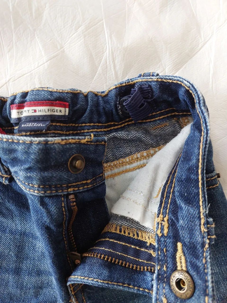 Calça jeans infantil Tommy Hilfiger 12 meses