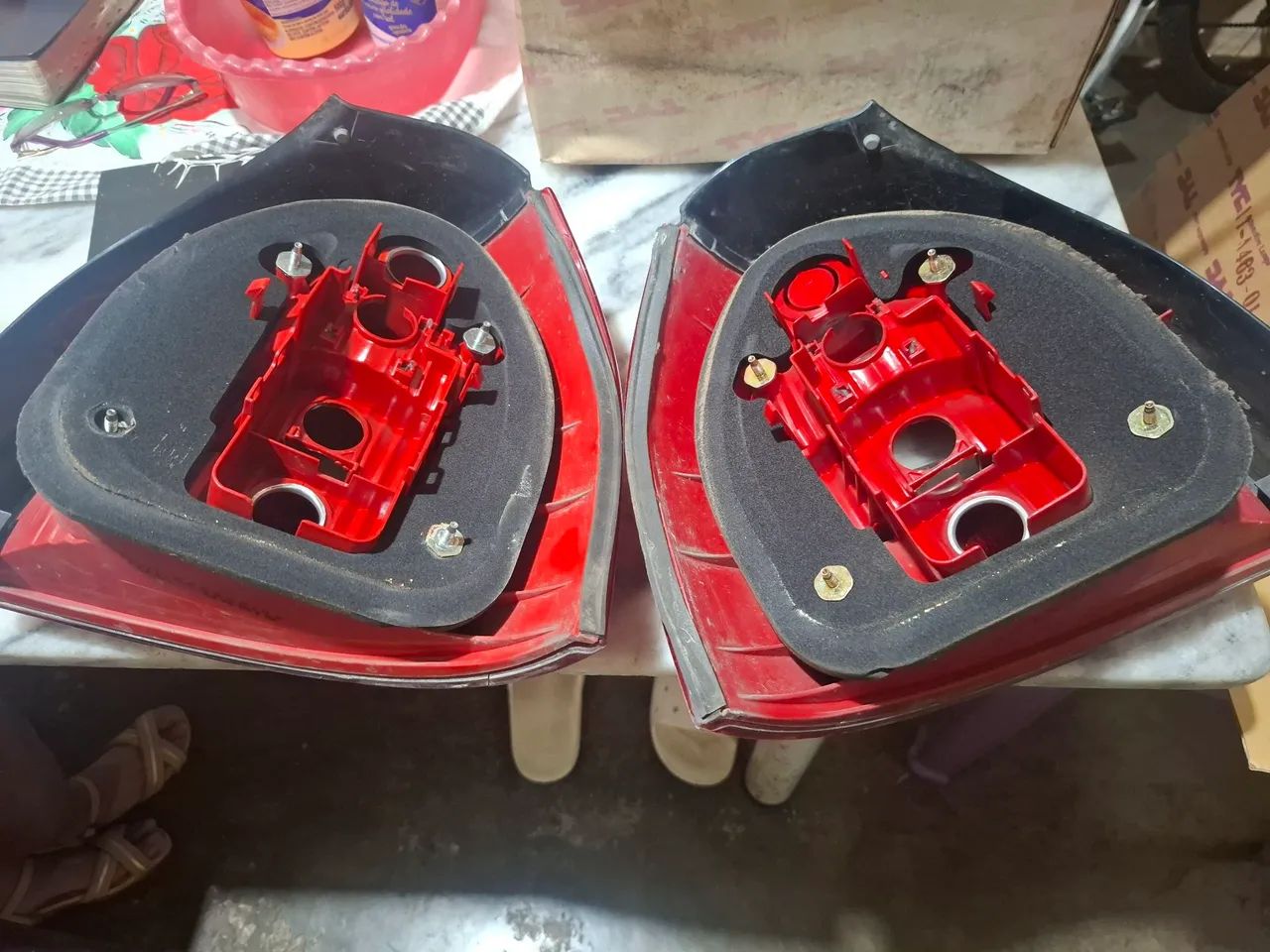 Vendo par de lanternas AUDI A3 99 ao 2006 originais. - Foto 4