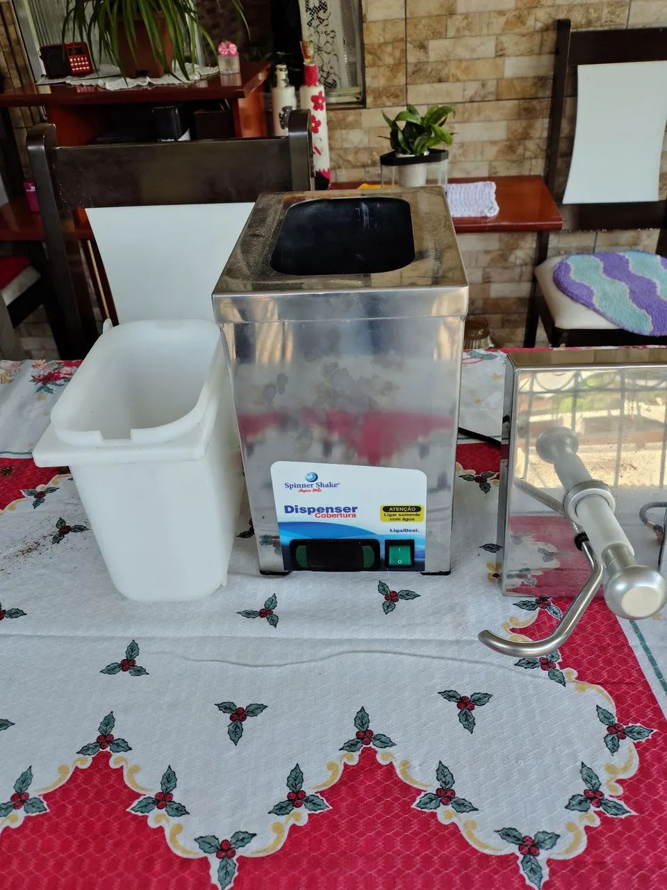 Dispenser de cobertura aquecido com 1 bico 220v - Foto 5