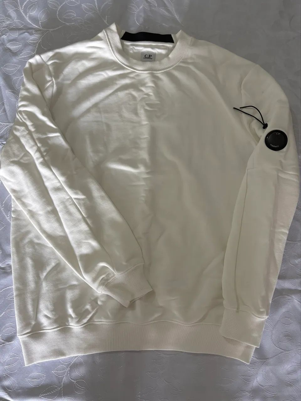 Moletom CP Company Crewneck Sweatshirt Branca