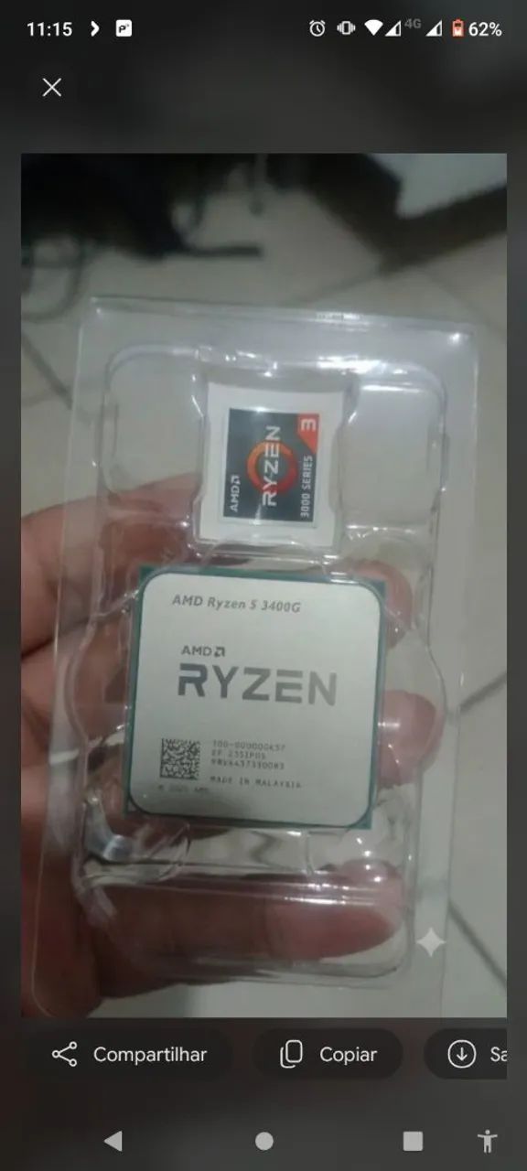 Ryzen 5 3400g (vídeo integrado)