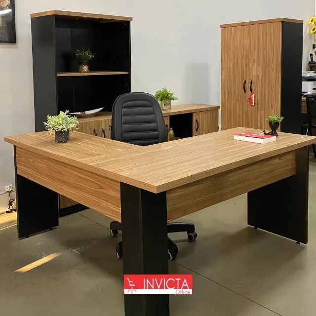 PROMOÇÃO TROCA DE SHOWROOM MESA EM L PARA ESCRITÓRIO/HOME OFFICE - Foto 3