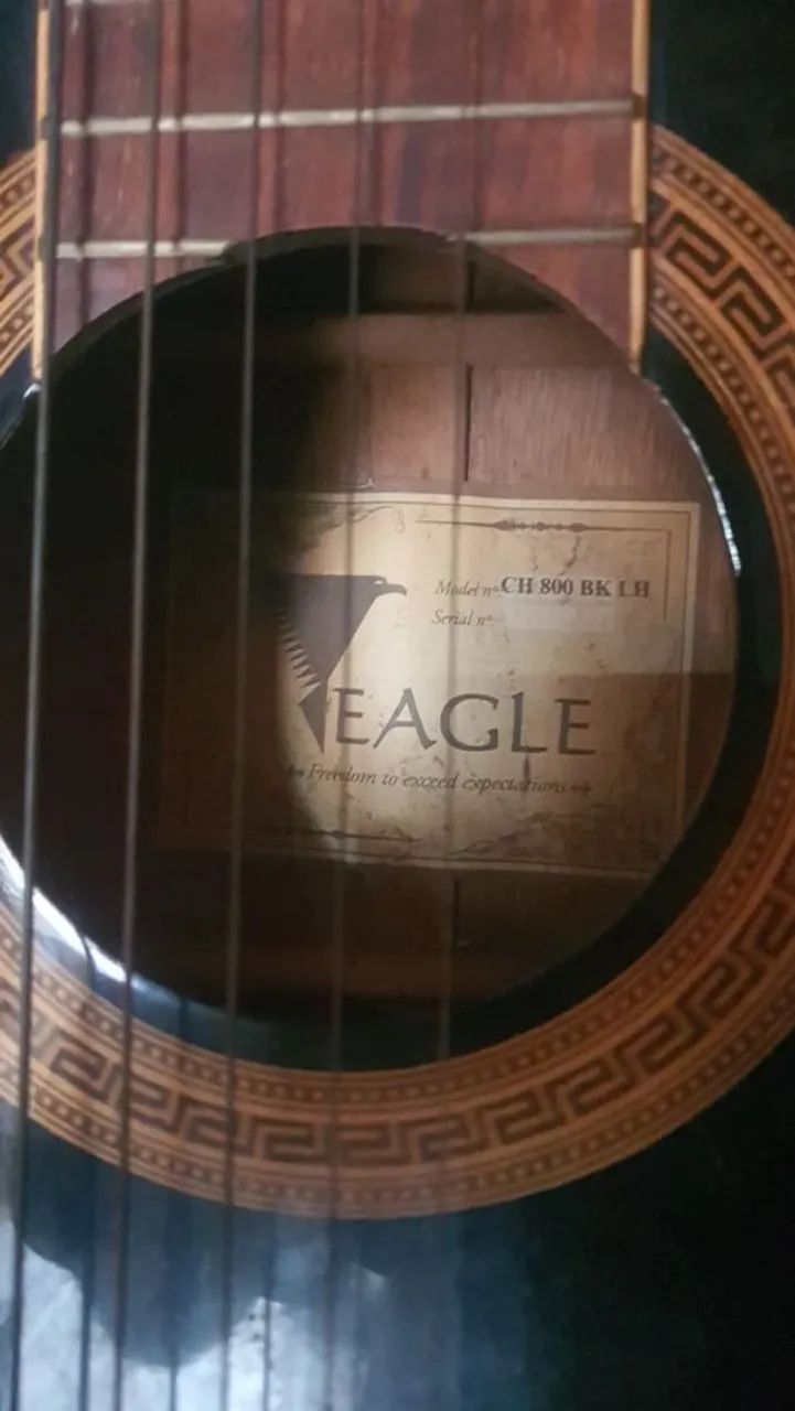 Violão Eagle canhoto 