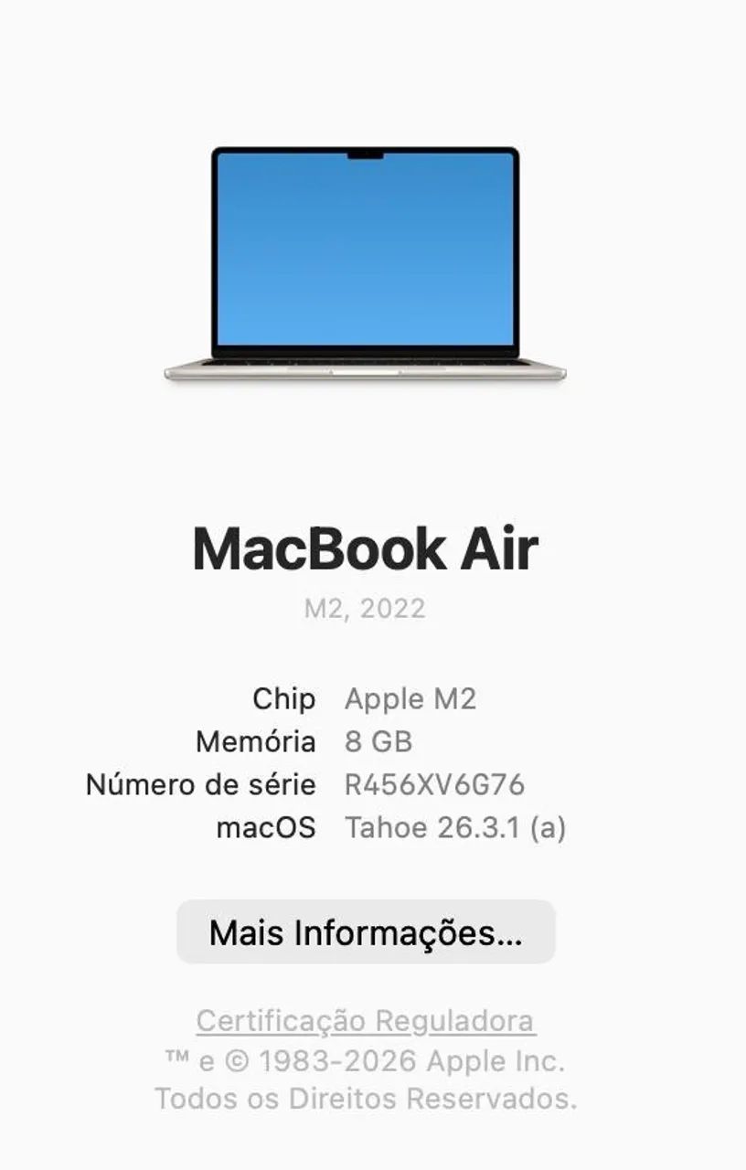 MACBOOK AIR - M2 - PRATA - Foto 2