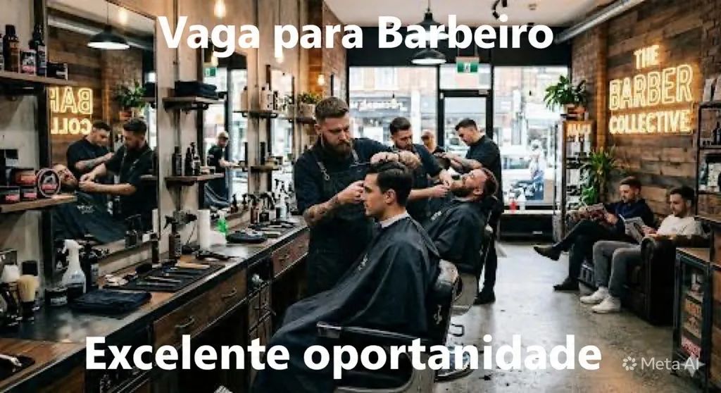 Vaga para barbeiro com experiência 