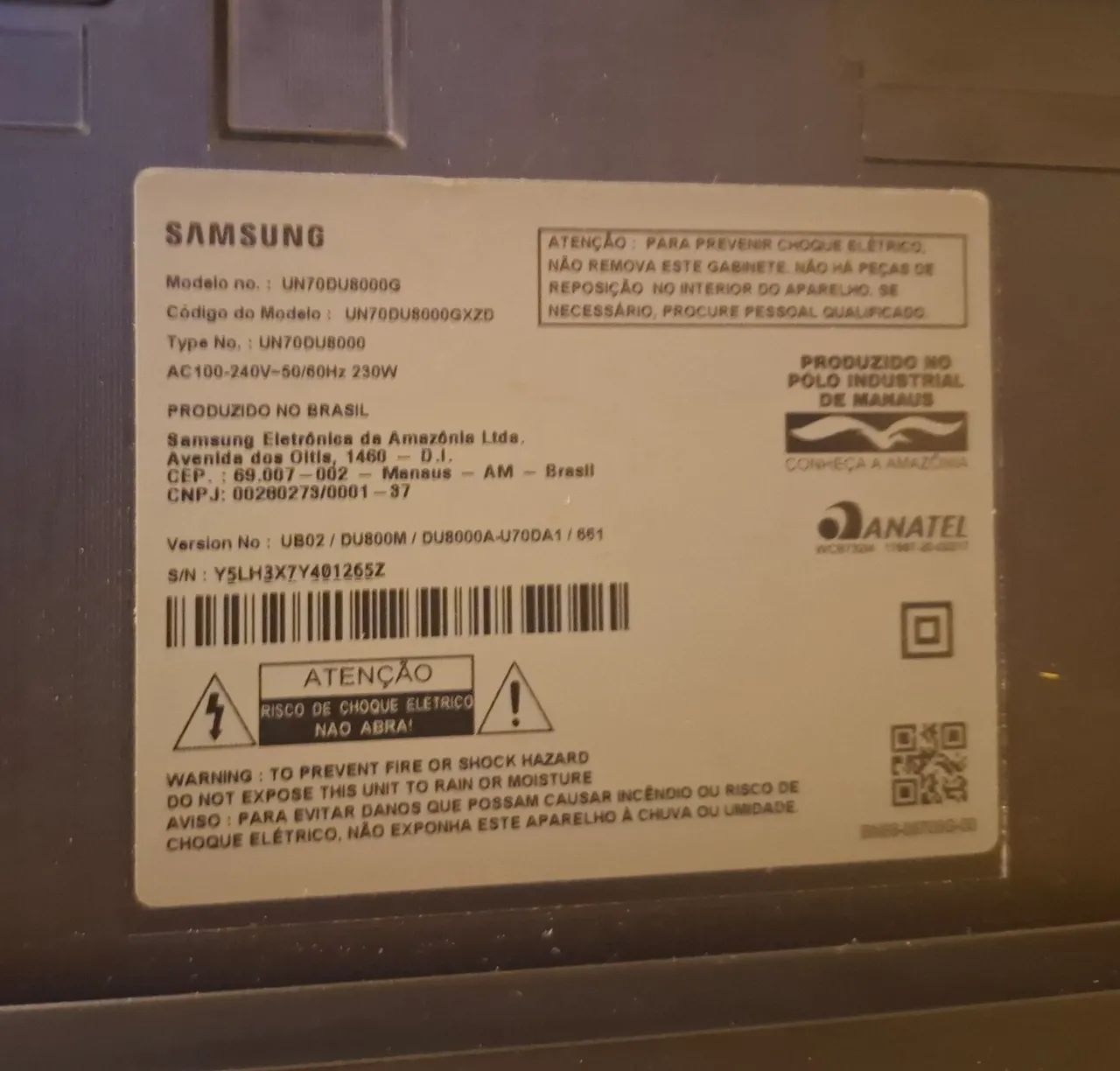 TV SAMSUNG 70 POLEGADAS - Foto 2