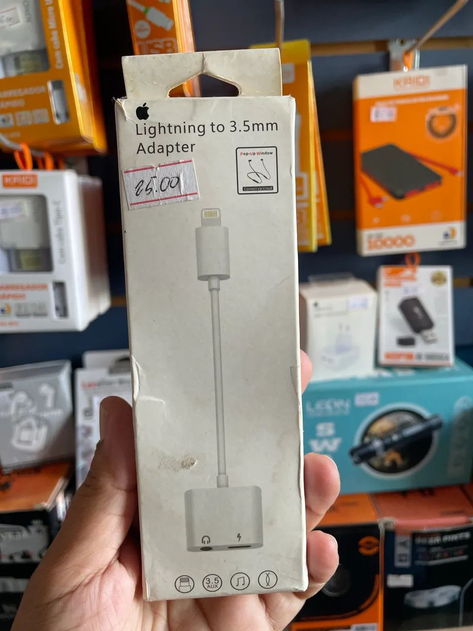 Adaptador fone de ouvido iPhone 