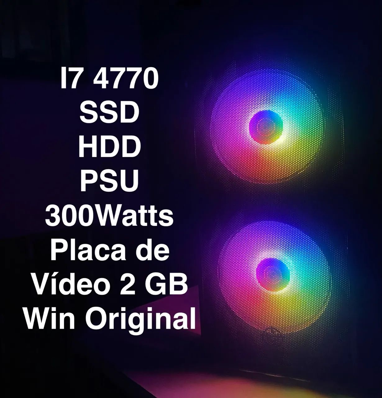 PC/CPU Gamer I7 4770 GT 640